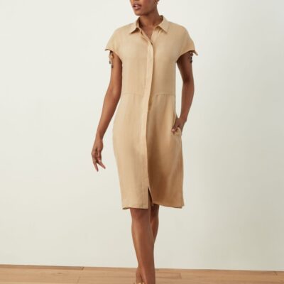 Women ADAY Dresses & Jumpsuits | Something Special Shirt Dress Sesame