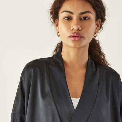 Women ADAY Jackets & Outerwear | Dawn To Dusk Kimono Midnight