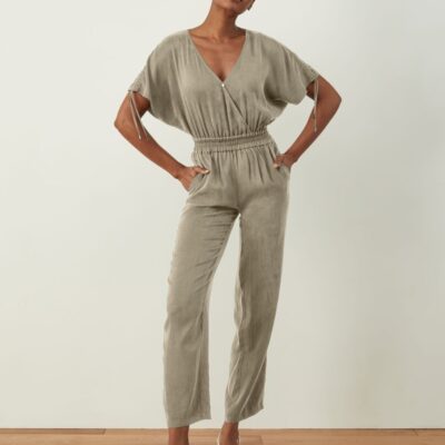 Women ADAY Dresses & Jumpsuits | Cool Intentions Jumpsuit Khaki