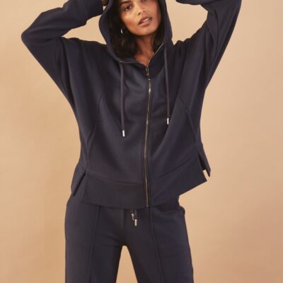 Women ADAY Jackets & Outerwear | Going Somewhere Hoodie Navy