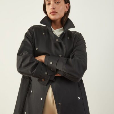 Women ADAY Jackets & Outerwear | Legacy Trench Black