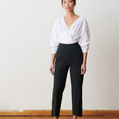 Women ADAY Pants | Straight Up Dress Pants Charcoal