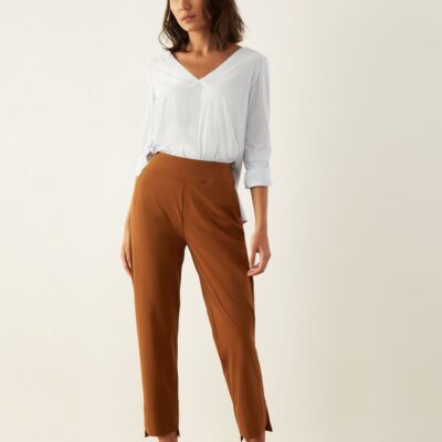 Women ADAY Pants | Straight Up Dress Pants Pecan