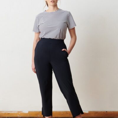 Women ADAY Pants | Straight Up Dress Pants Midnight