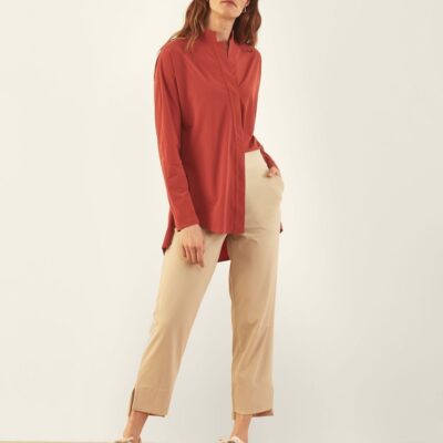 Women ADAY Pants | Straight Up Dress Pants Sesame