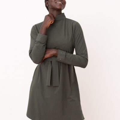 Women ADAY Dresses & Jumpsuits | Back To Front Shirt Dress Moss