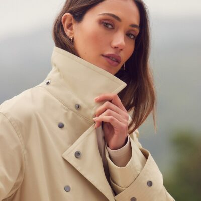 Women ADAY Jackets & Outerwear | Legacy Trench Sesame