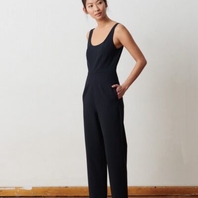 Women ADAY Dresses & Jumpsuits | Power Suit Belted Jumpsuit Black