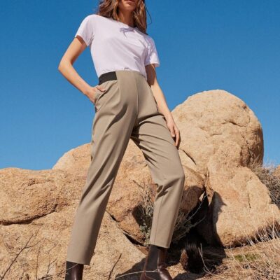 Women ADAY Pants | Turn It Up Pants Khaki