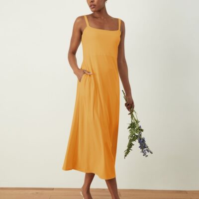 Women ADAY Dresses & Jumpsuits | Make A Splash Midi Dress Sunflower