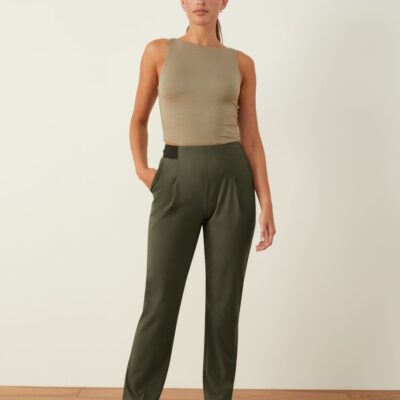 Women ADAY Pants | Turn It Up Long Pants Moss