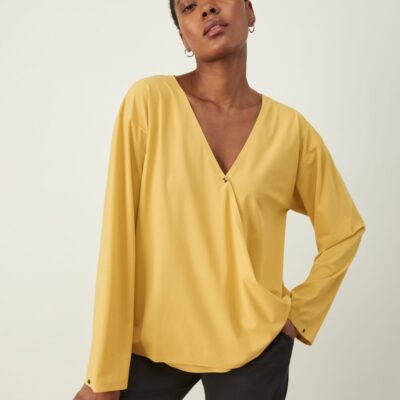 Women ADAY Tops & Blouses | That’S A Wrap Top Butter