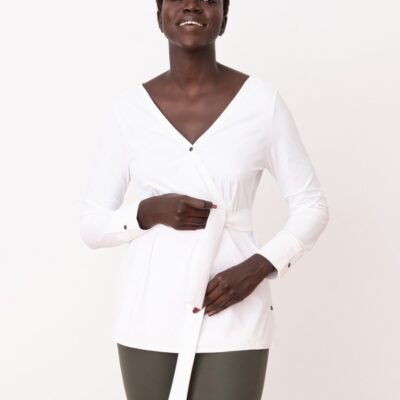 Women ADAY Tops & Blouses | Suits You Wrap Blouse White